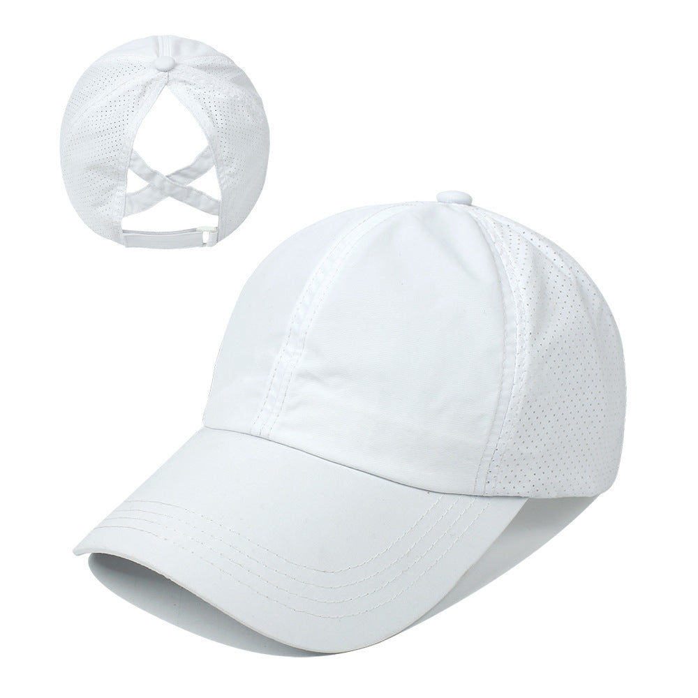 Ladys Cap, mit Öffnung für Rossschwanz