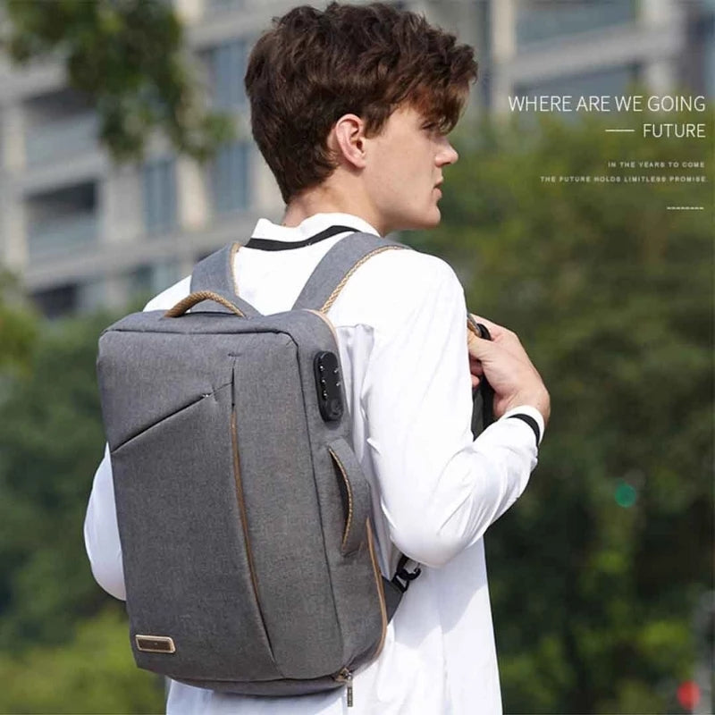 Multifunktions-Rucksack / Reisetasche mit Sicherheitsschloss