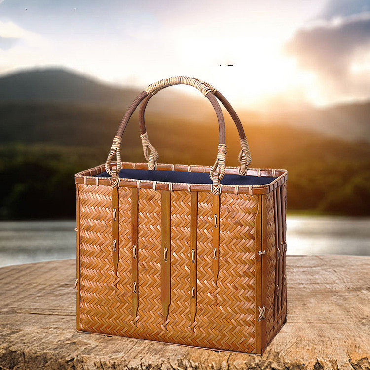 Bambus-Handtasche
