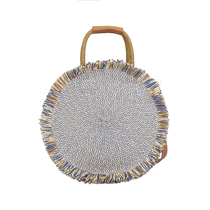 Handgefertigte Handtasche aus gewobenem Naturmaterial