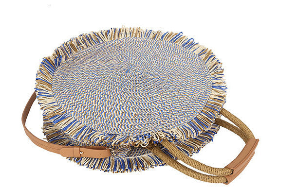 Handgefertigte Handtasche aus gewobenem Naturmaterial