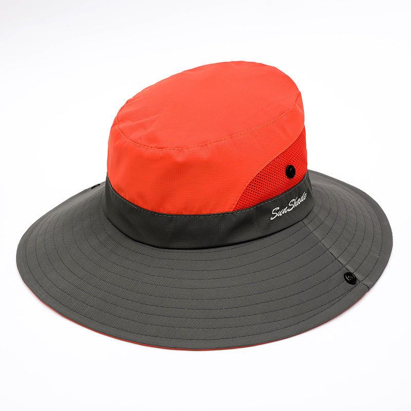 Outdoor-Sonnenhut mit großer Seitenbeschattung