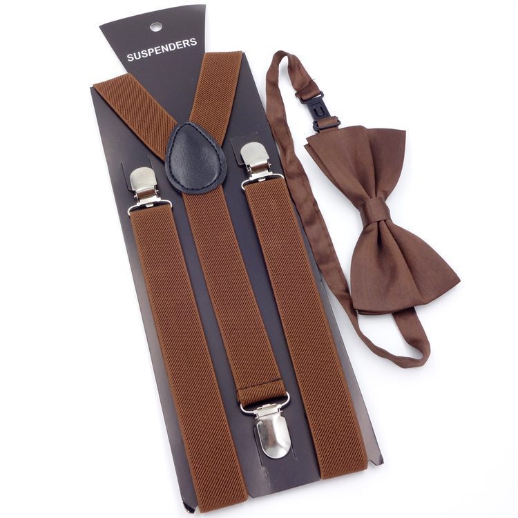 Männer Set, Fliege und Hosenträger