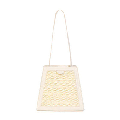 Handtasche, trapezförmig