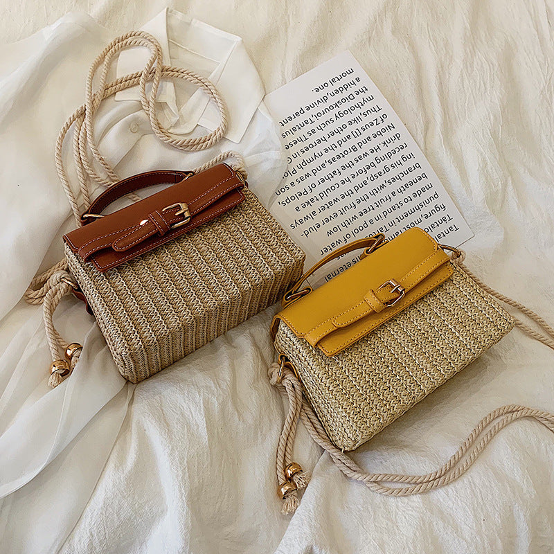 Modische, gewobene Handtasche