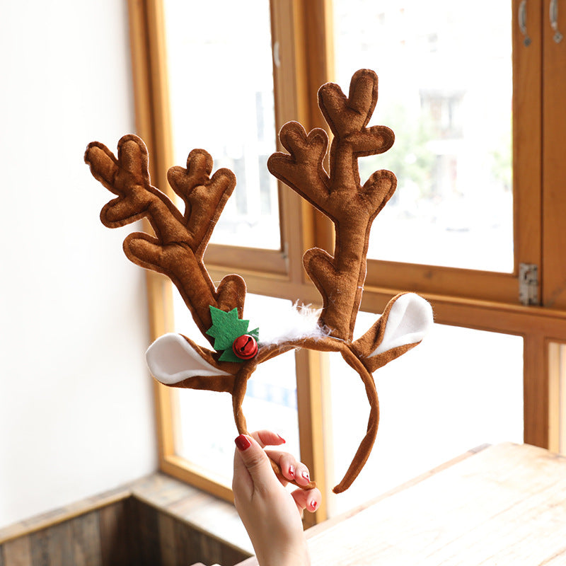 Weihnachtshaarreifen Hirschgeweih