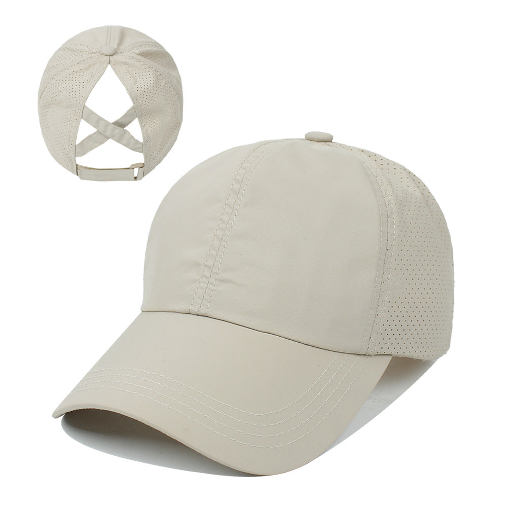 Ladys Cap, mit Öffnung für Rossschwanz
