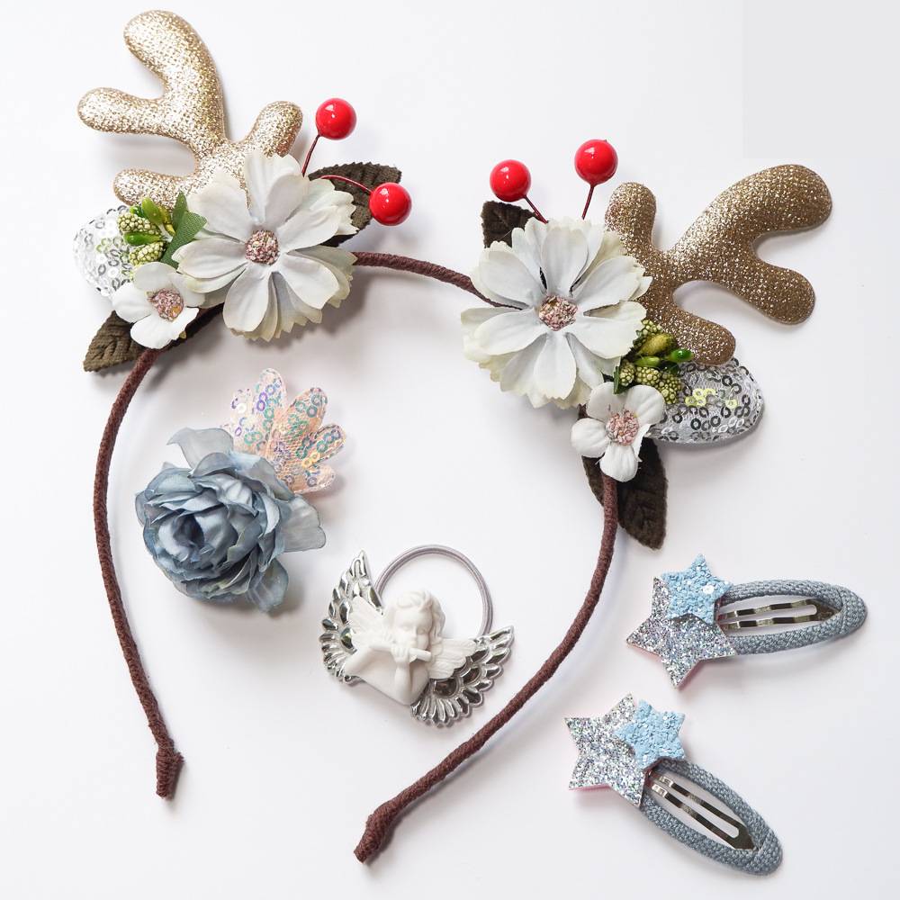 Haarschmuck für Weihnachten
