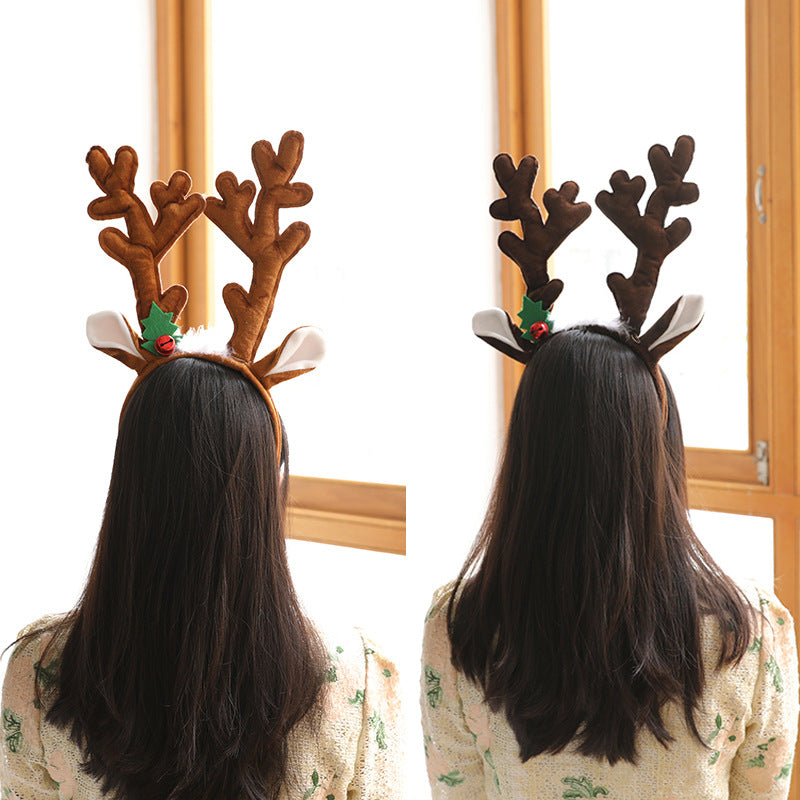 Weihnachtshaarreifen Hirschgeweih