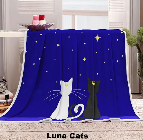 Katzendecke mit verschiedenen Motiven