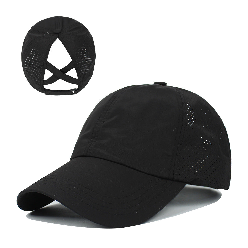 Ladys Cap, mit Öffnung für Rossschwanz