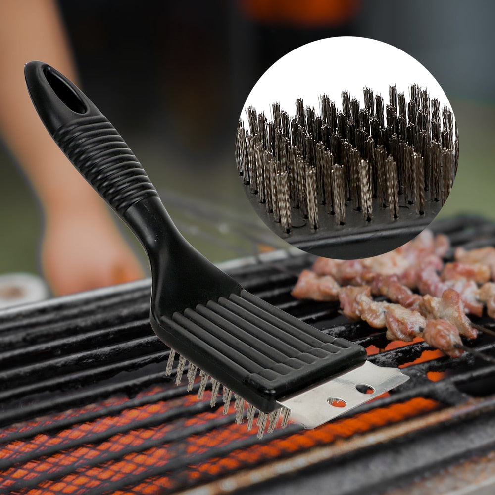 Grillbürste mit Stahlborsten