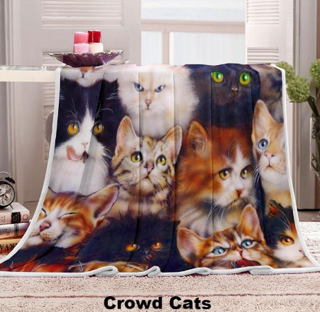 Katzendecke mit verschiedenen Motiven