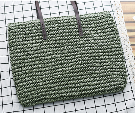 Gestrickte Umhängetasche Bohème