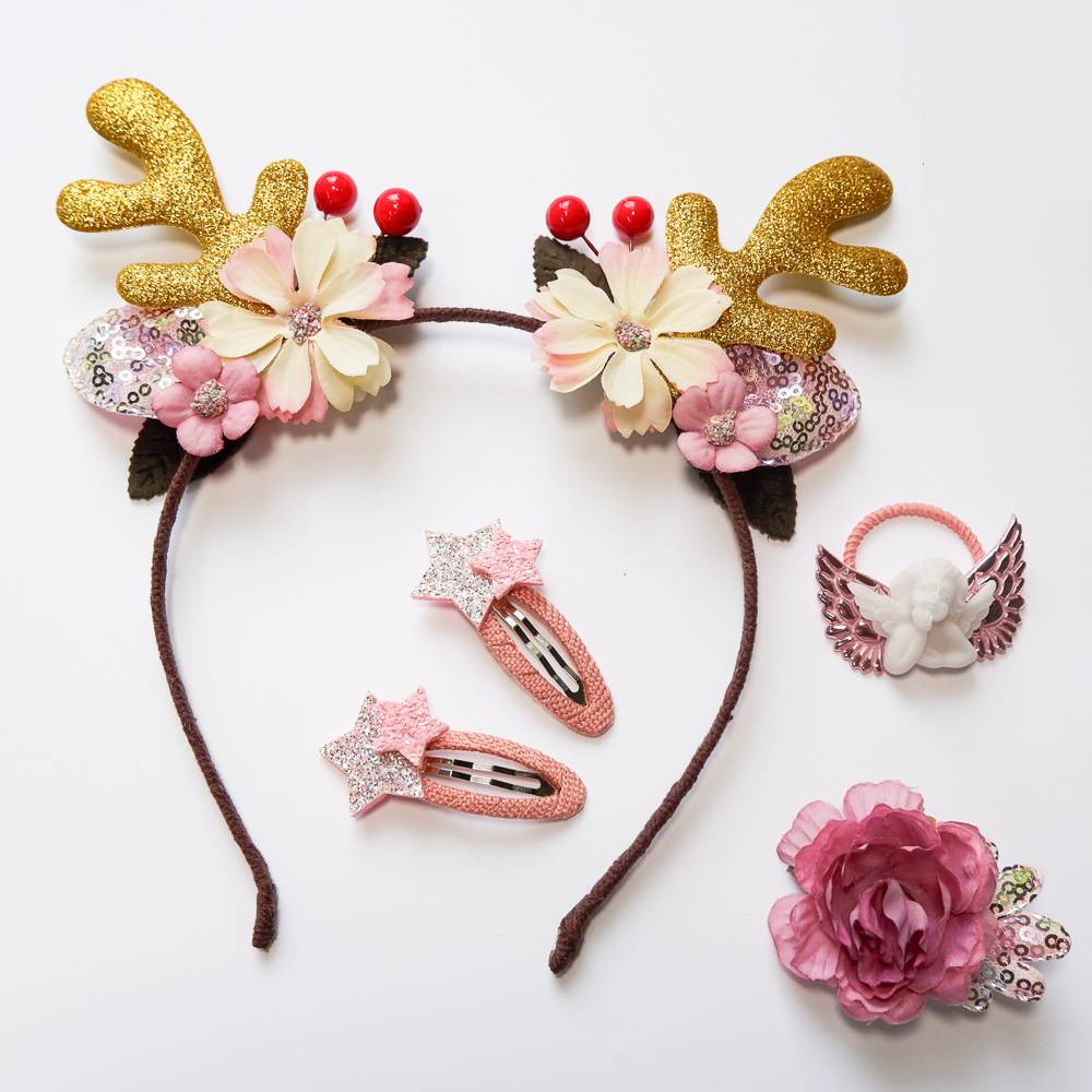 Haarschmuck für Weihnachten