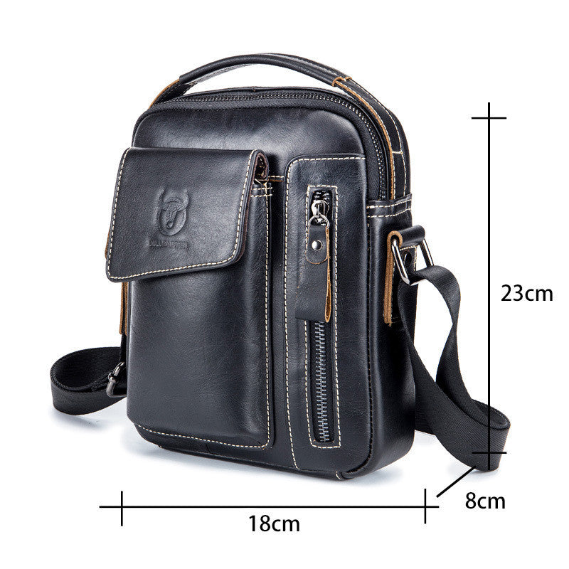 Leder Schultertasche für Männer