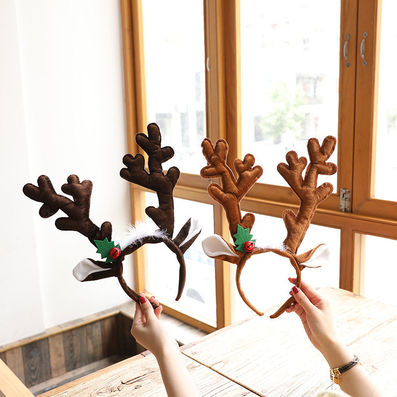Weihnachtshaarreifen Hirschgeweih