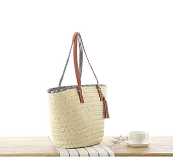 Geflochtene Freizeithandtasche