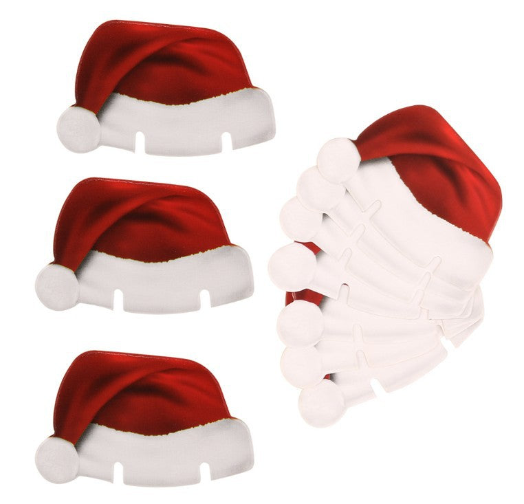 Weihnachtsdekoration für das Sektglas