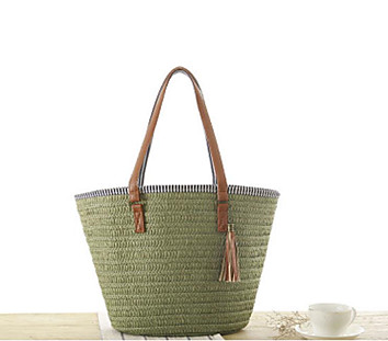Geflochtene Freizeithandtasche