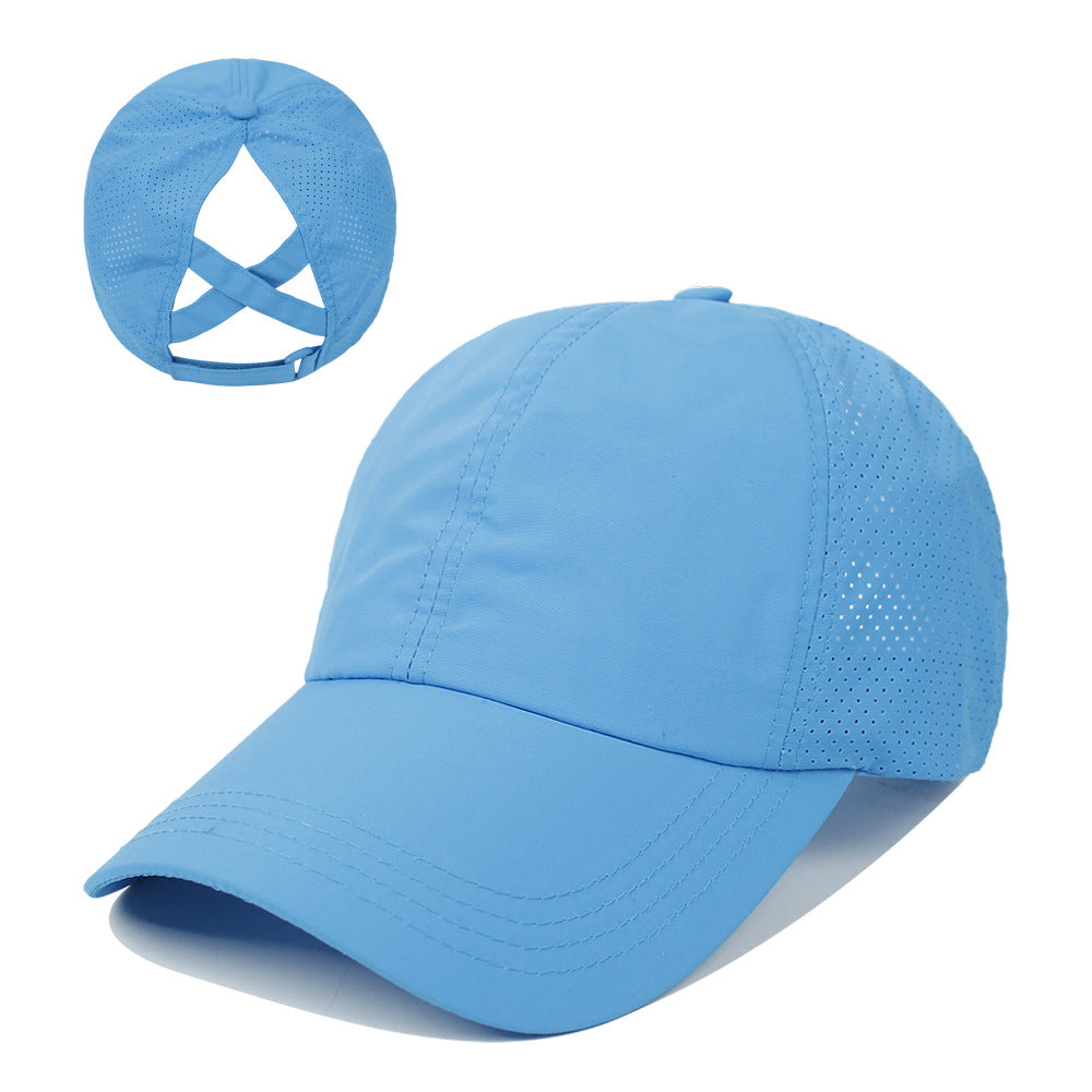 Ladys Cap, mit Öffnung für Rossschwanz