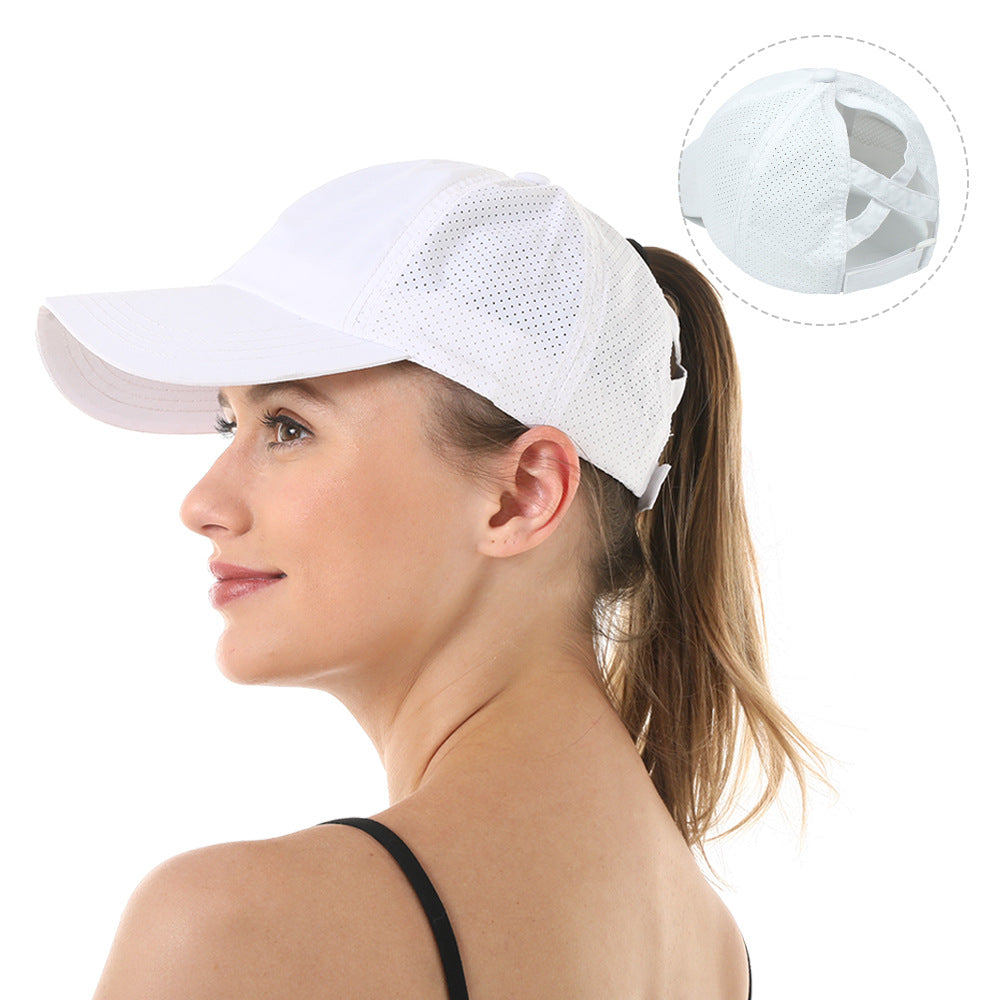 Ladys Cap, mit Öffnung für Rossschwanz