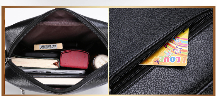 Leder Männertasche in drei verschiedenen Grössen