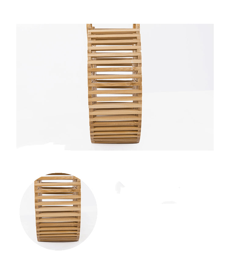 Aussergewöhnliche Bambus-Handtasche