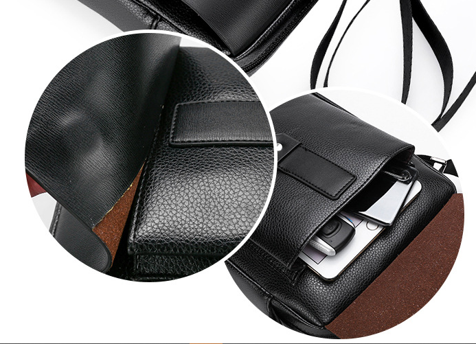 Leder Männertasche in drei verschiedenen Grössen