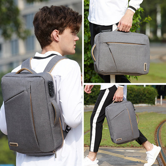 Multifunktions-Rucksack / Reisetasche mit Sicherheitsschloss