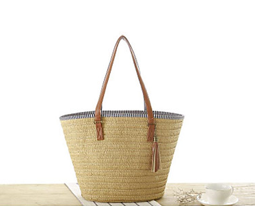 Geflochtene Freizeithandtasche