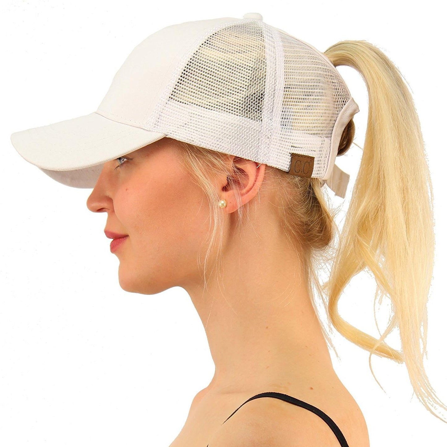 Baseball-Caps, mit Öffnung für den Pferdeschwanz