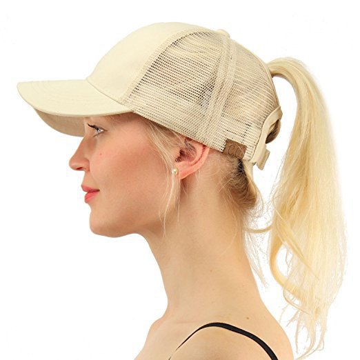 Baseball-Caps, mit Öffnung für den Pferdeschwanz