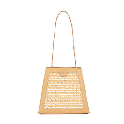 Handtasche, trapezförmig