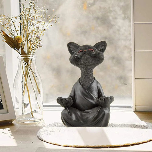 Meditierende Katze