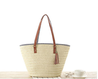 Geflochtene Freizeithandtasche