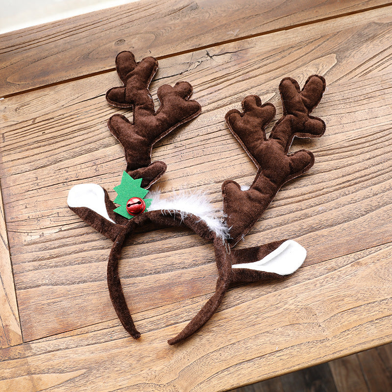 Weihnachtshaarreifen Hirschgeweih