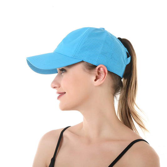Ladys Cap, mit Öffnung für Rossschwanz