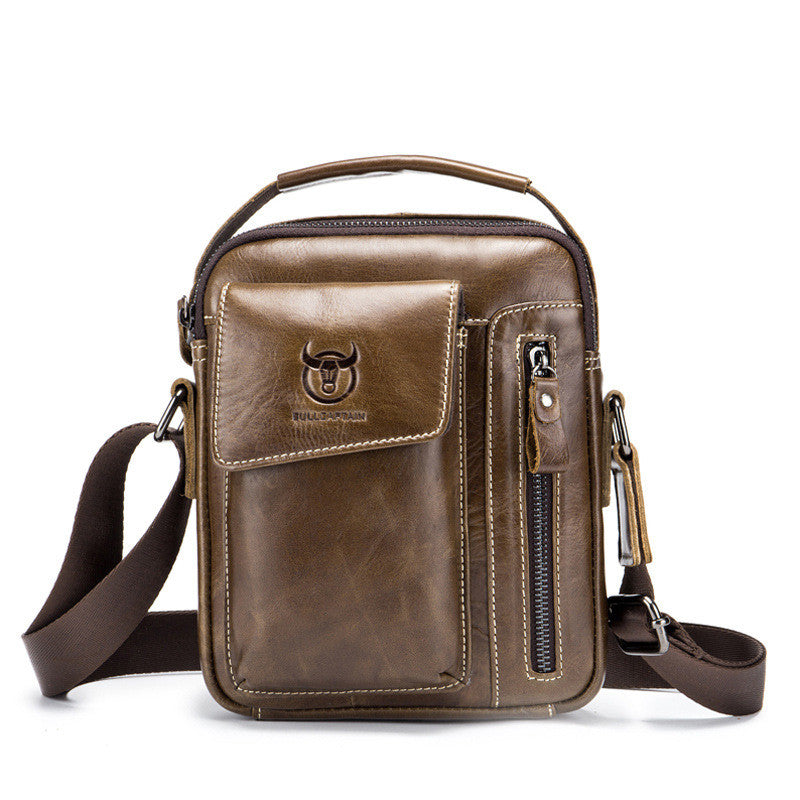Leder Schultertasche für Männer