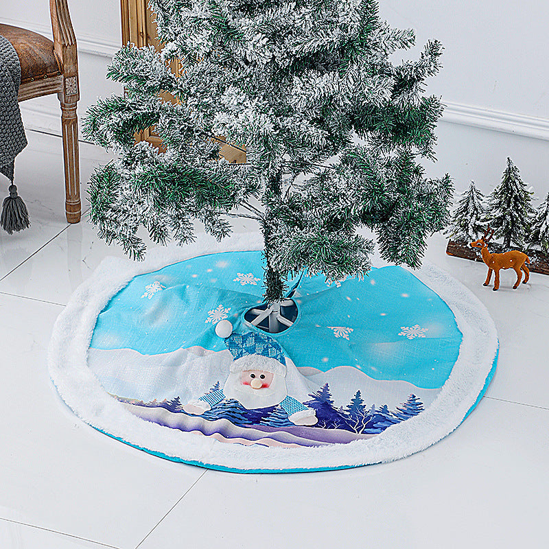 Weihnachtsbaumteppich