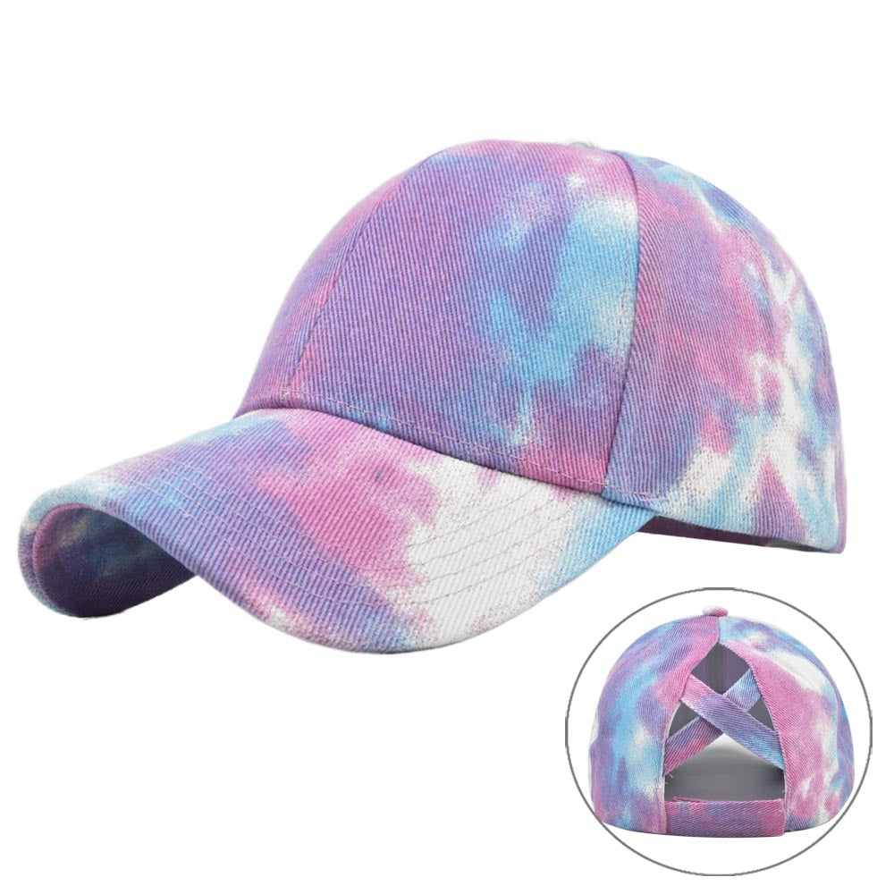 Baseballmütze Tie-Dye mit Öffnung für Haare