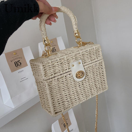 Umhängetasche Boho, Handgeflochten