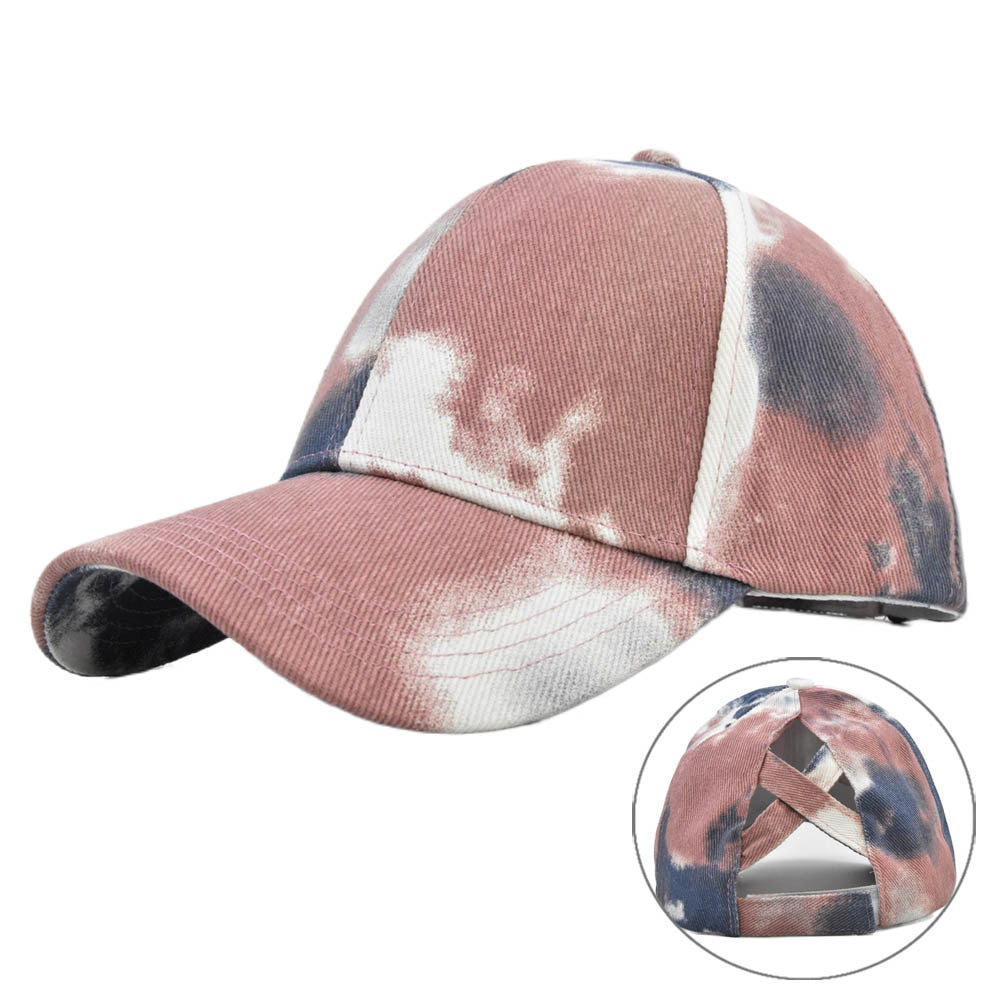 Baseballmütze Tie-Dye mit Öffnung für Haare