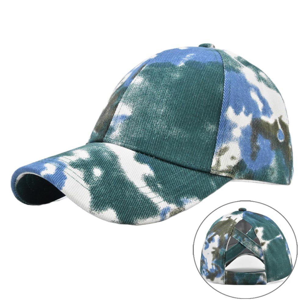 Baseballmütze Tie-Dye mit Öffnung für Haare