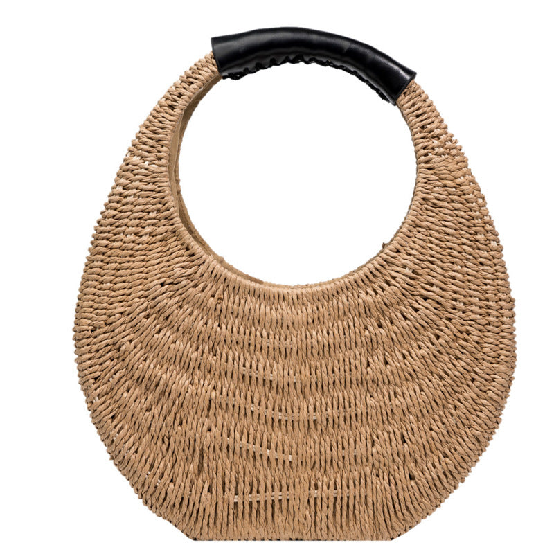Modische, ovale Handtasche