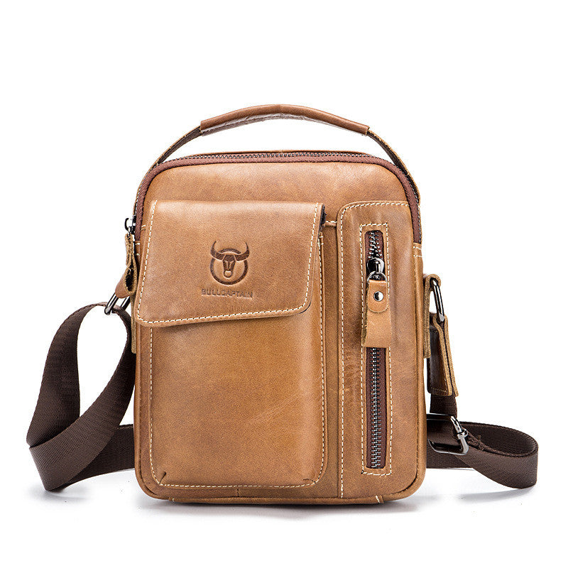 Leder Schultertasche für Männer