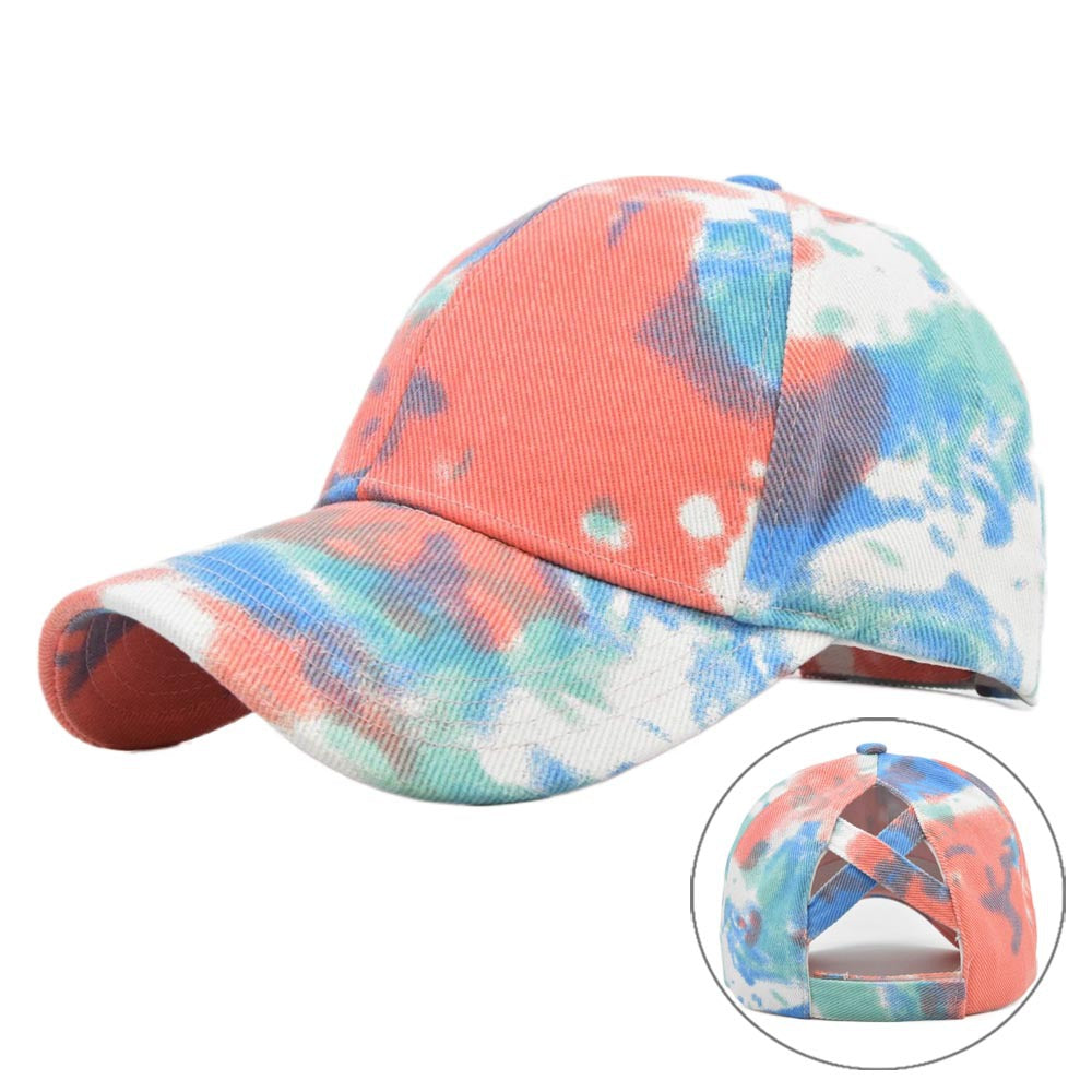 Baseballmütze Tie-Dye mit Öffnung für Haare